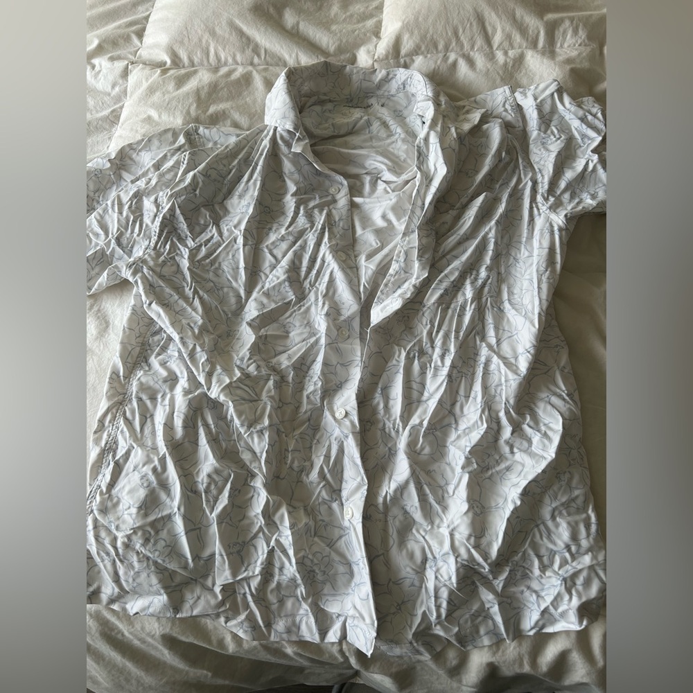 Abercrombie button up short sleeve